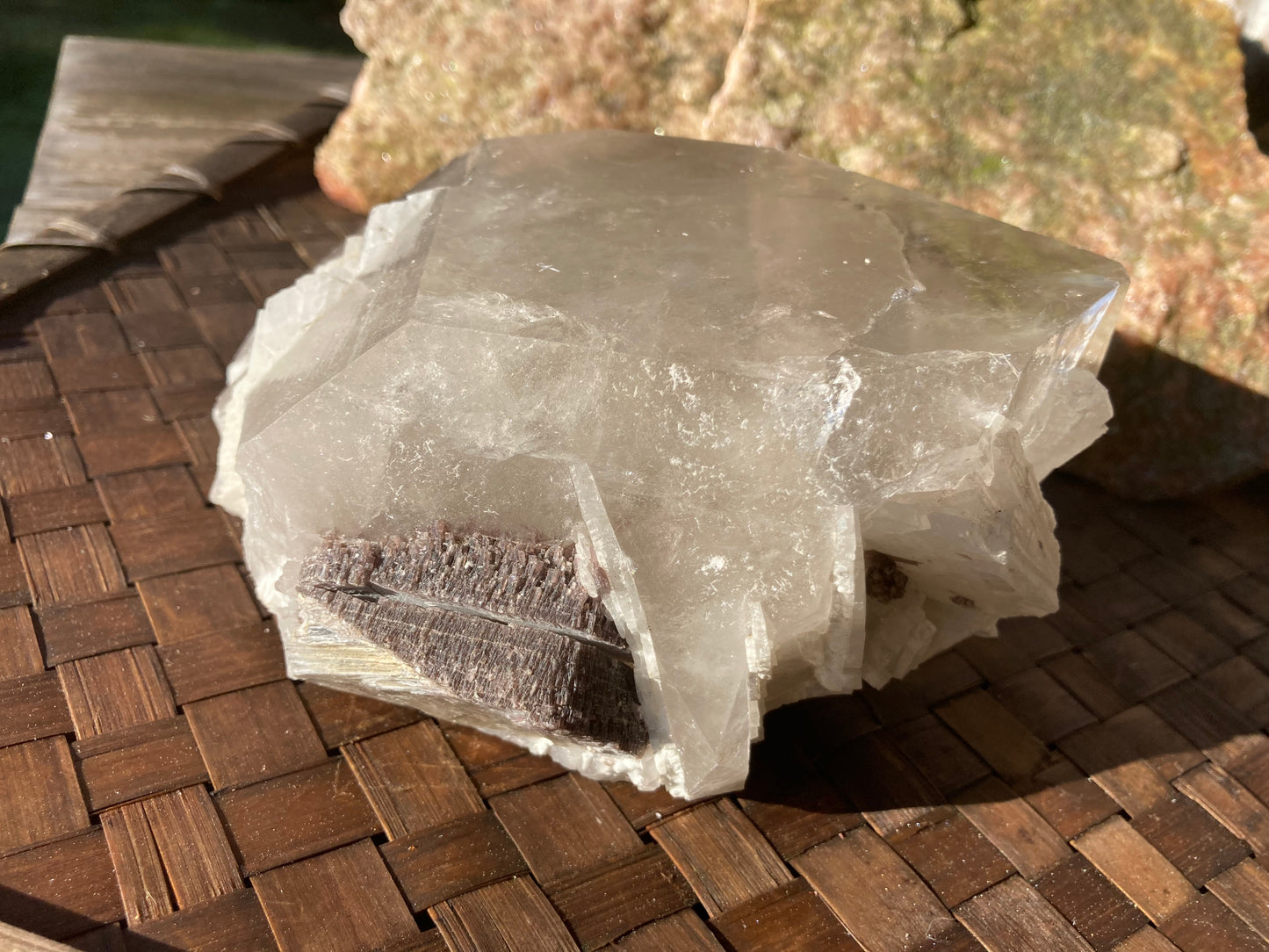 Smokey Quartz with Mica Point