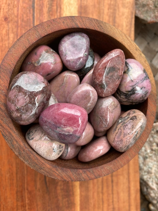 Rhodonite Tumbled Stone