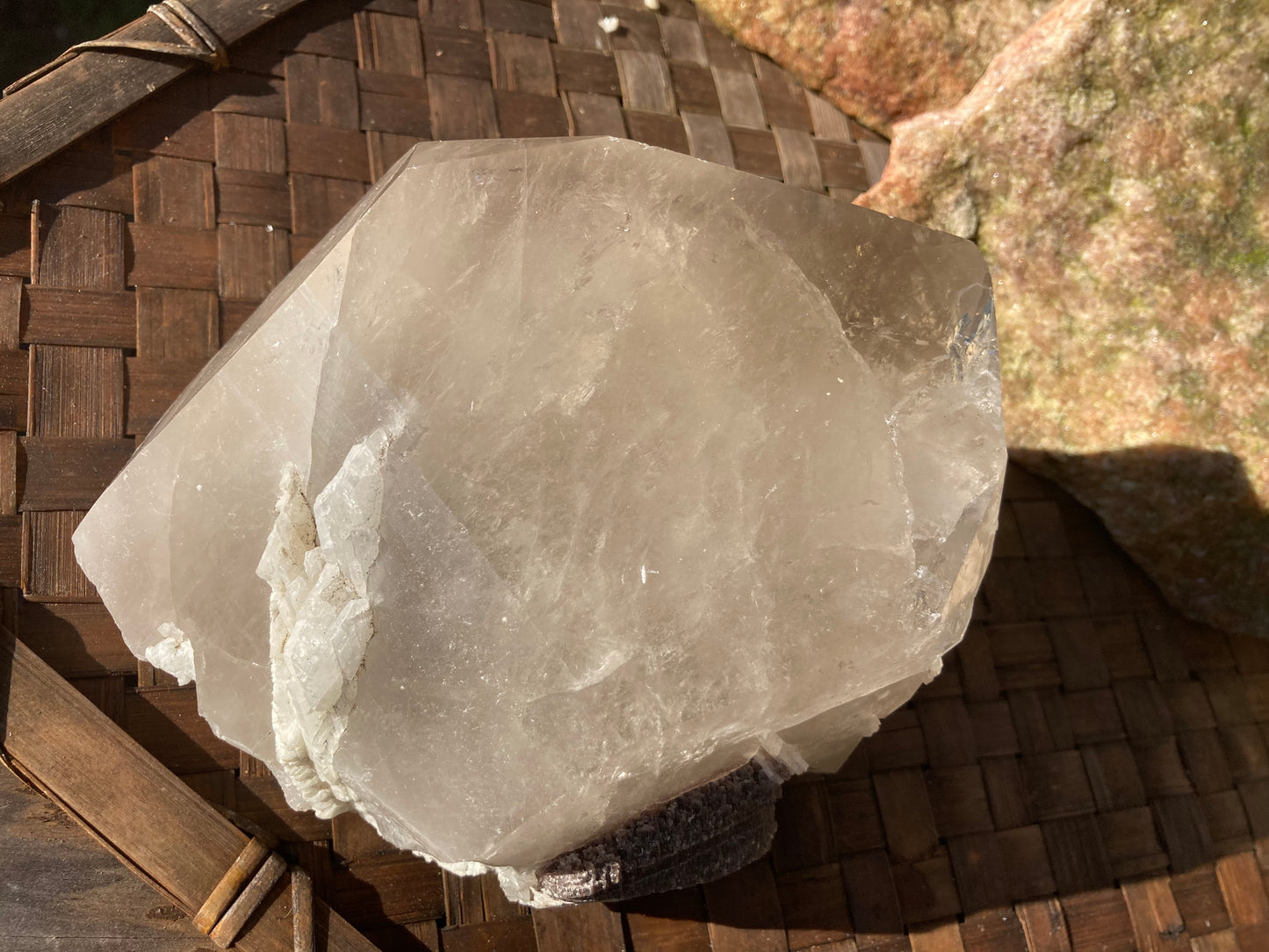 Smokey Quartz with Mica Point